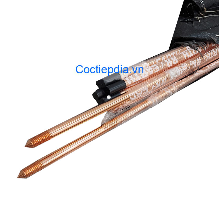 Cọc tiếp địa Ramratna phi 16 dài 2.4 mét - Ấn Độ