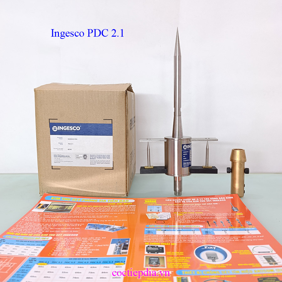 Kim thu sét chủ động Ingesco PDC 2.1 - Tây Ban Nha